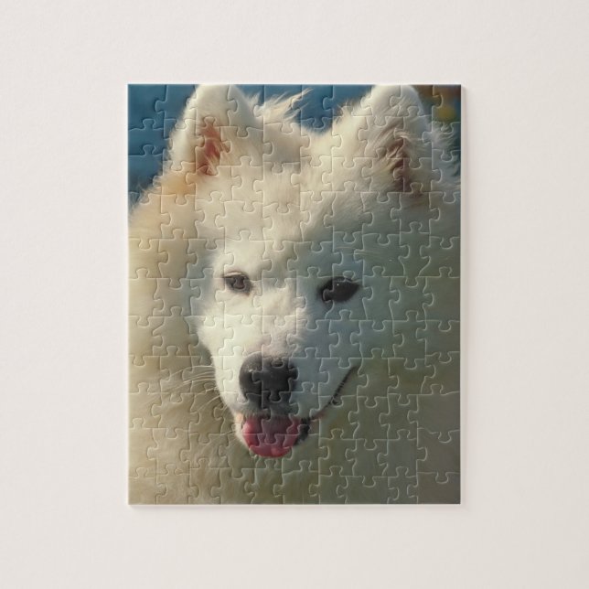 Samoyed Dog Puzzle (Vertical)
