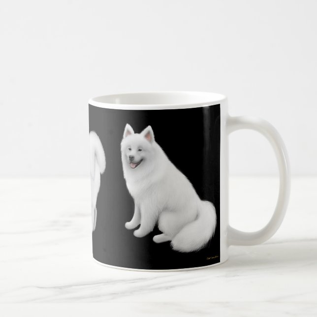 Samoyed Dogs Mug (Right)