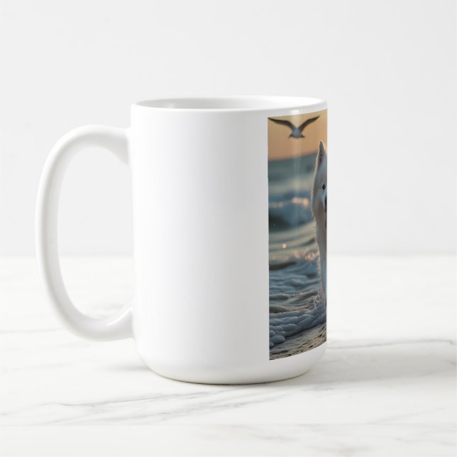 Samoyed Elegant Coffee Mug (Left)