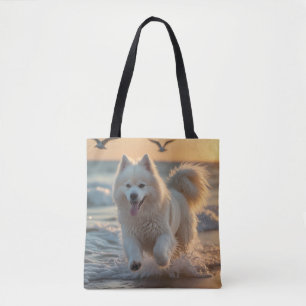 Samoyed Elegant Shoulder Tote Bag