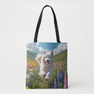 Samoyed Elegant Shoulder Tote Bag