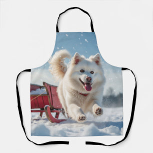 Samoyed Festive Holiday Christmas Apron