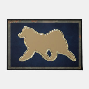 Samoyed  Gold 24"x36" Exquisite Doorway Entry Mat