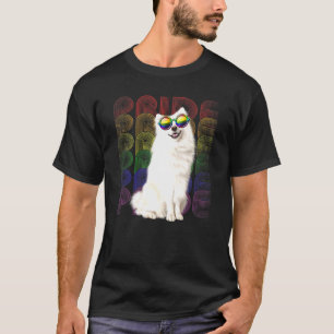 Samoyed LGBT-Q Flag Gay Pride Lesbian Dog LGBT Mon T-Shirt