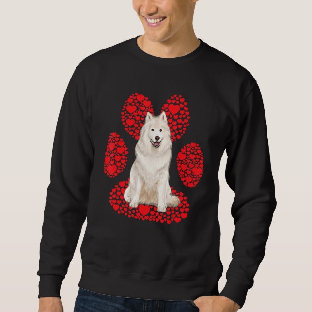 Samoyed Love Pata Sweatshirt (Front)