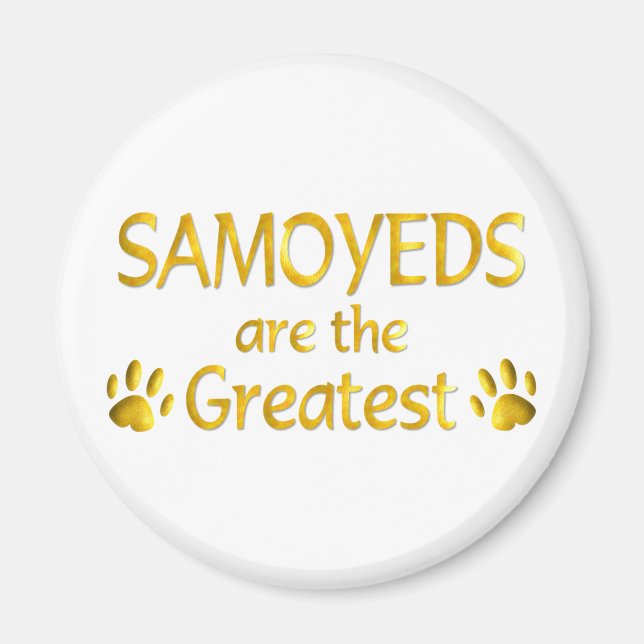 Samoyed Magnet (Front)