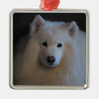 Samoyed Metal Tree Decoration