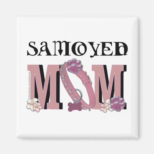 Samoyed MOM Magnet (Front)