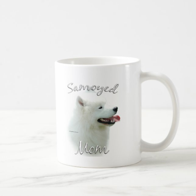 Samoyed Mum 2 Coffee Mug (Right)