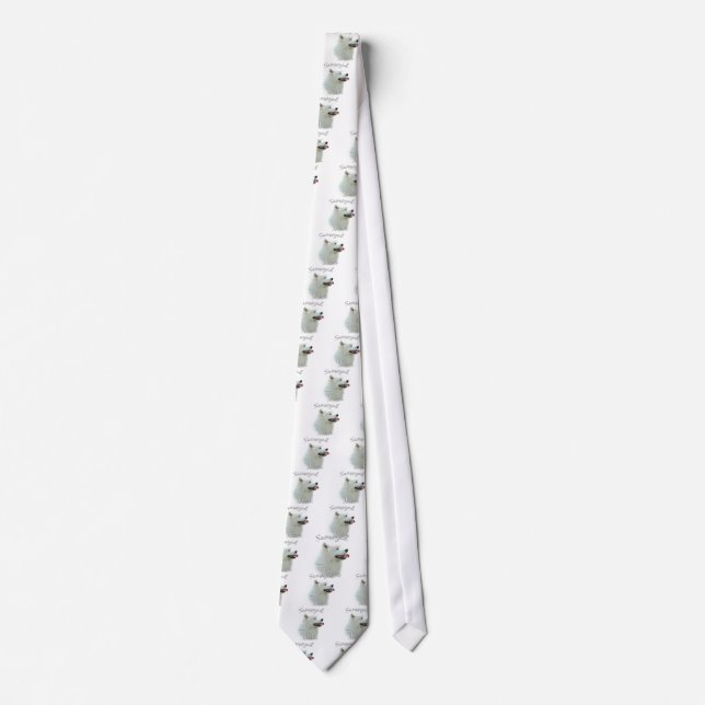 Samoyed Mum 2 Tie (Front)