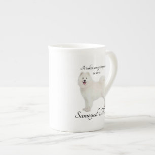 Samoyed Mum Bone China Mug