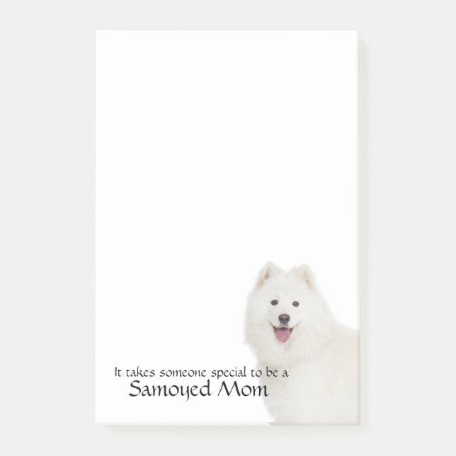 Samoyed Mum Post-It Notes (Front)