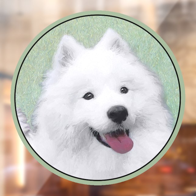 Samoyed Painting - Cute Original Dog Art (Sheet 2)