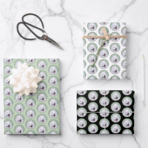 Samoyed Painting - Cute Original Dog Art Wrapping Paper Sheet