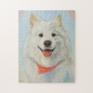 Samoyed Painting Jigsaw Puzzle