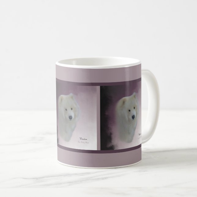 Samoyed Portrait; Classic Coffee Mug  (Front Right)