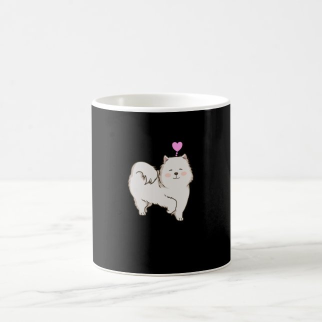 Samoyed Puppy Gift Coffee Mug (Center)