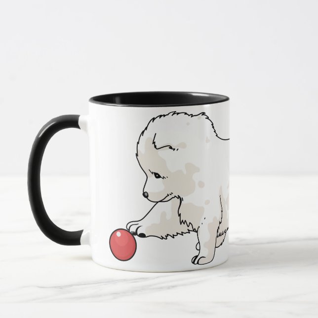 Samoyed Puppy Mug (Left)