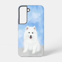 Samoyed Puppy Painting - Cute Original Dog Art
