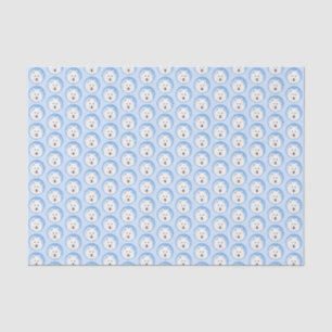 Samoyed Puppy Painting - Cute Original Dog Art Tissue Paper