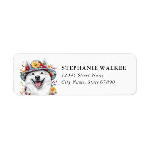Samoyed Return Address Labels