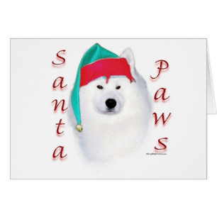 Samoyed Santa Paws