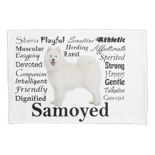 Samoyed Traits Pillow Case