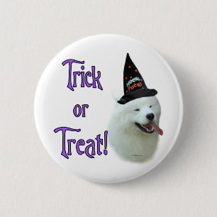 Samoyed Trick 6 Cm Round Badge