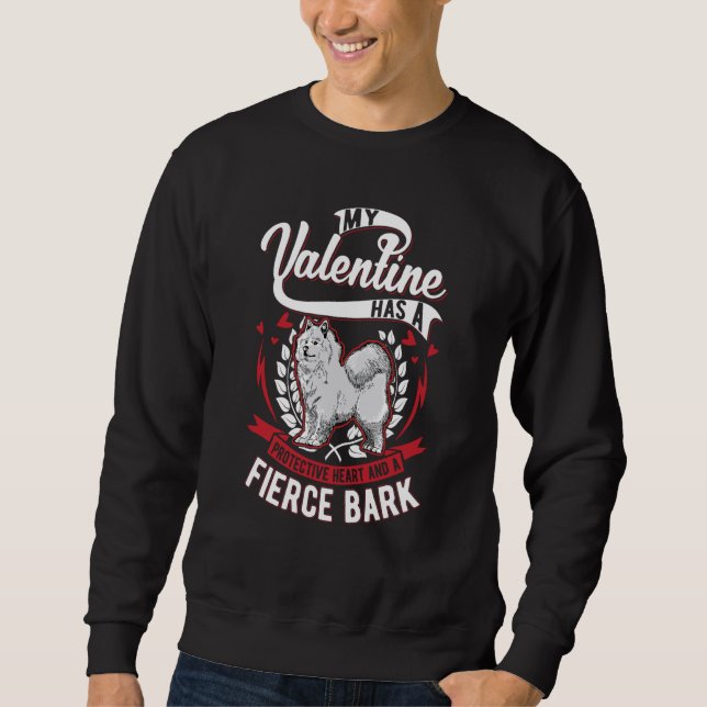 Samoyed Valentine's Day Samoyed Sweatshirt (Front)