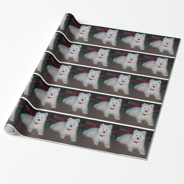 Samoyed Wrapping Paper (Unrolled)