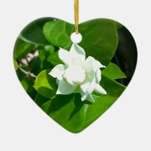 Sampaguita Jasmine flower Ceramic Tree Decoration