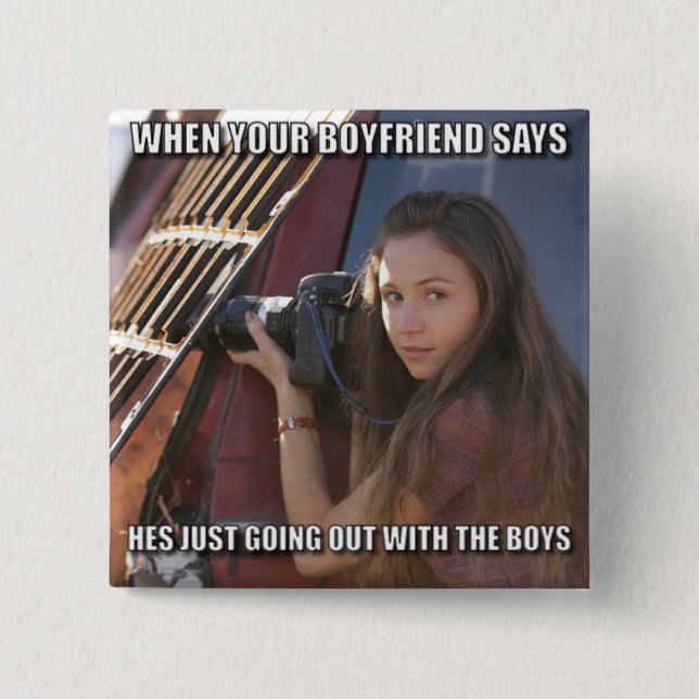 Sample 15 Cm Square Badge (Front)