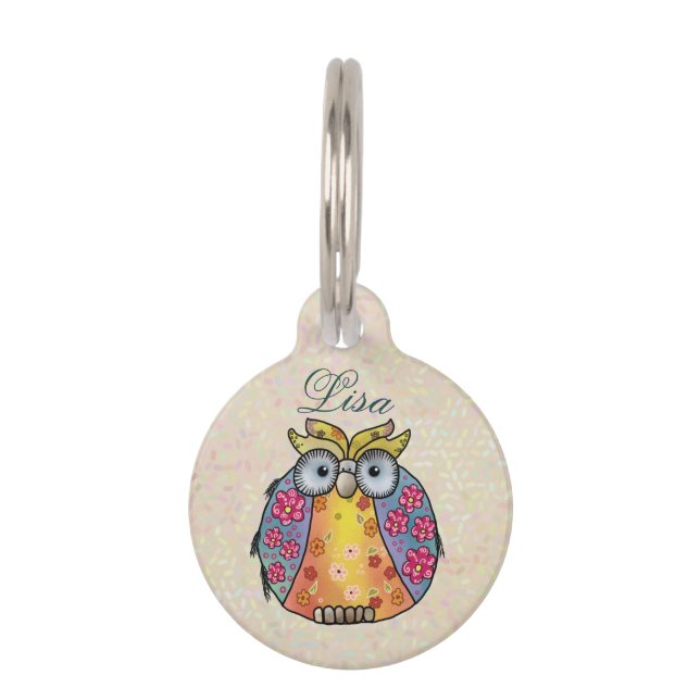 sample column  pet tag (Front)