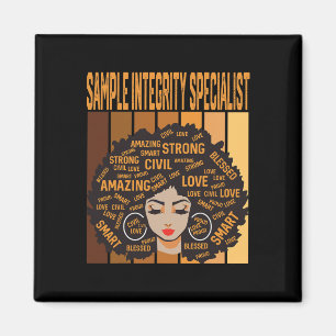Sample Integrity Specialist Black History Month Pr Magnet