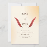 Sample Minimalist Cream Typography Save The Date