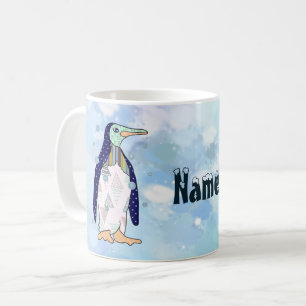 sample penguin coffee cup