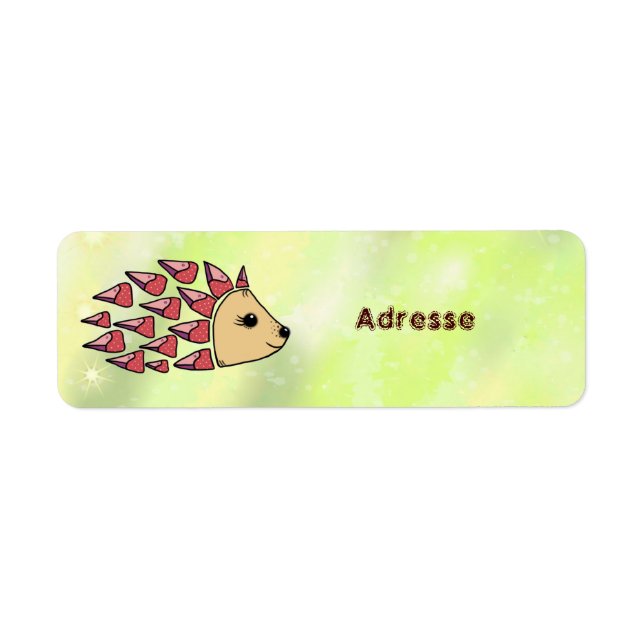 sample return address label (Front)