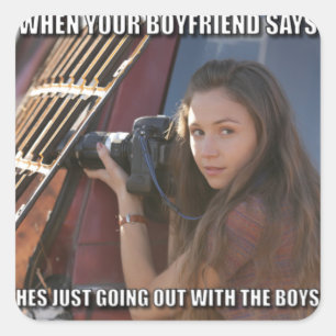 Sample Square Sticker