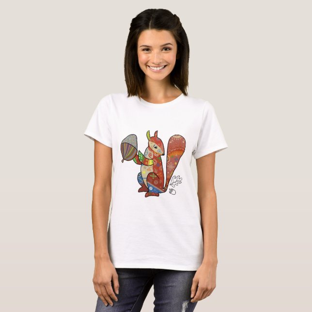 sample squirrel T-Shirt (Front Full)