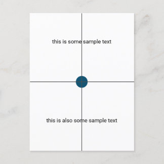 sample test invitation postcard