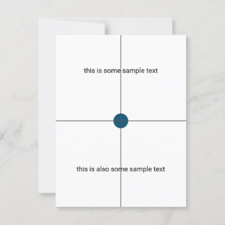 sample test postcard