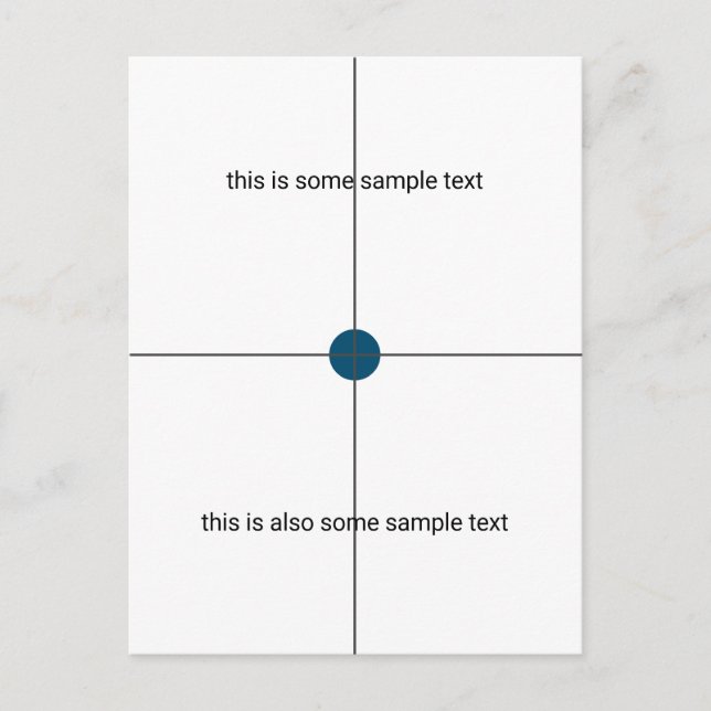 sample test postcard (Front)