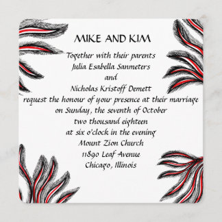 SAMPLE WEDDING INVITATION