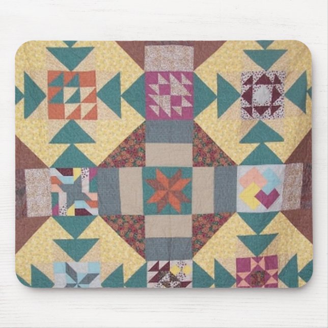 Sampler Quilt Mouse Pad (Front)