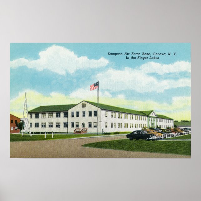 Sampson Air Force Base Building Poster (Front)