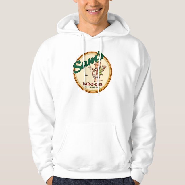 Sam's BBQ Hoodie (w/Brew Pig) (Front)
