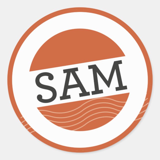 Sam's Envelope Seal Sticker (Front)