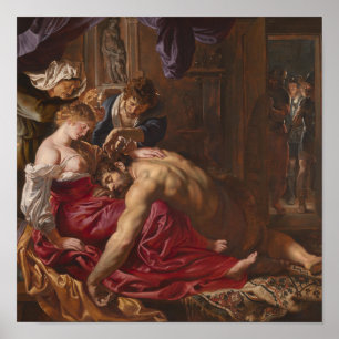 Samson and Delilah by Peter Paul Rubens Poster