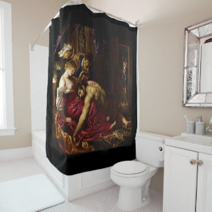 Samson and Delilah by Peter Paul Rubens Shower Curtain