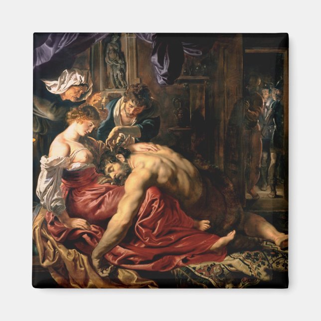 Samson and Delilah, c.1609 Magnet (Front)